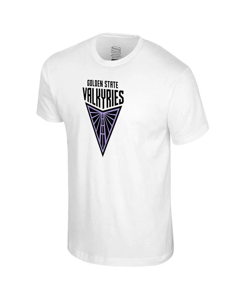 Stadium Essentials Men's and Women's White Golden State Valkyries Mascot Name Number T-Shirt