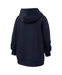 Nike Women's Navy Team Usa Oversized Phoenix Fleece Hoodie