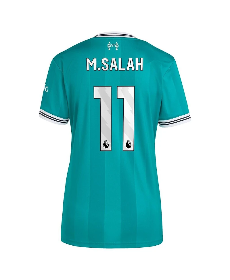 Adidas Women's Mohamed Salah Green Liverpool 2025/26 Third Replica Player Jersey