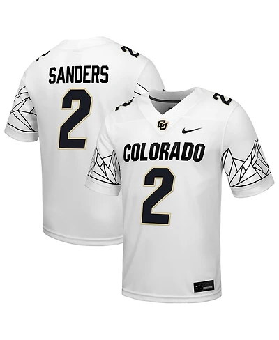 Nike Men's Shedeur Sanders White Colorado Buffaloes Alumni Game Jersey