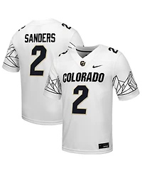 Nike Men's Shedeur Sanders White Colorado Buffaloes Alumni Game Jersey