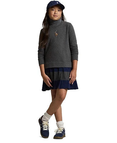 Polo Ralph Lauren Girls 7-16 Big Pony Fleece Dress