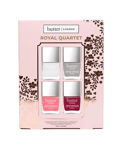 butter London 4-Pc. Limited Edition Royal Quartet Patent Shine 10X Nail Lacquer Set