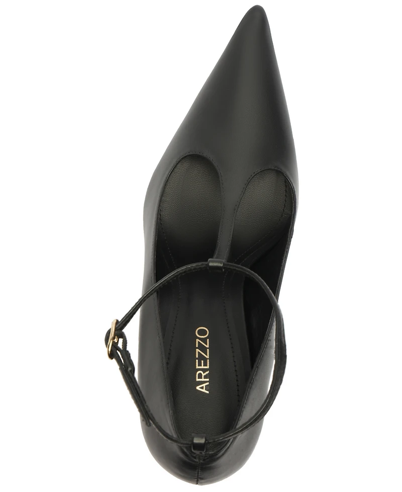 Arezzo Women's Roxy Elegance T-Strap Wedge Pump