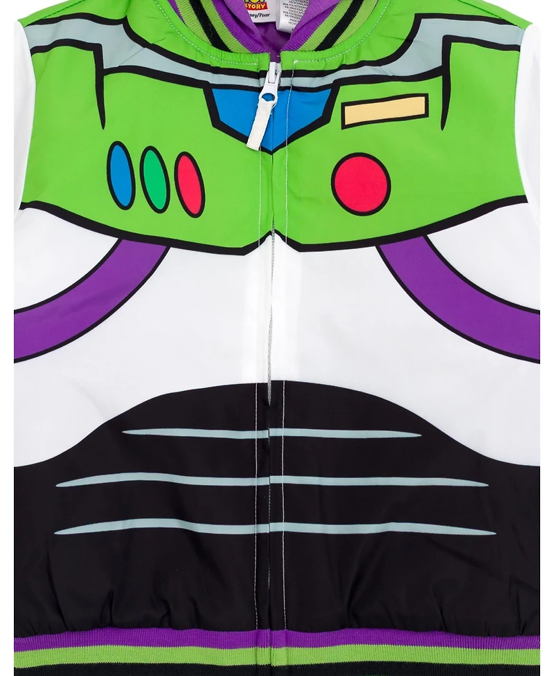 Toy Story Boys Disney Cars Zip Up Varsity Bomber Jacket