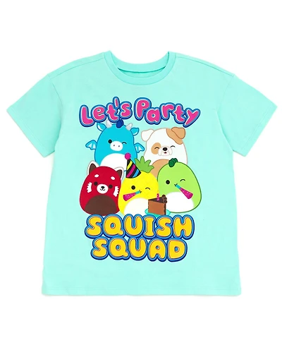 Squishmallows Girls Drop Shoulder T-Shirt
