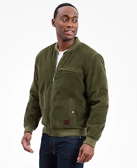 Lucky Brand Men's Zippered Bomber Jacket