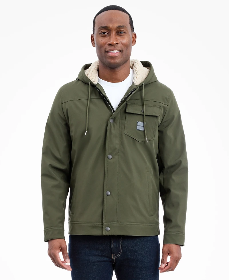 Lucky Brand Men's Long Sleeves Softshell Jacket