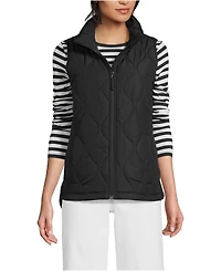 Lands' End Women's Tall FeatherFree Onion Quilted Insulated Vest