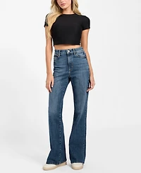 Guess Women's Classic Faye High Rise Bootcut Jeans