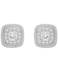 Wrapped in Love Diamond Stud Earrings (1 ct. t.w.) in 14K White Gold, Macy's Exclusive