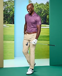 Pga Tour Men's Moisture Wicking Active-Waistband Golf Pants