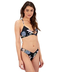Hurley Women's Lily Lux V Front Skimpy Swim Bottoms
