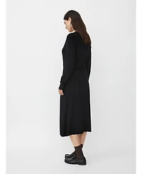 Masai Copenhagen Women's MaNisuta Long Sleeve Belted Waist Dress