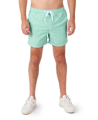 OppoSuits Men's Summer set - 2 Piece Beach Wear Mint Green Blue Matching Shirt and Shorts
