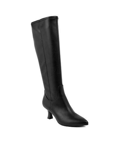 Jones New York Women's Sonton Knee High Wide Calf Dress Boots