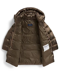 Polo Ralph Lauren Girls 2T-6X Insulated Metallic Outerwear Coat