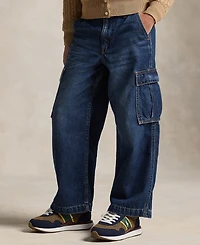 Polo Ralph Lauren Girls 7-16 Wide Leg Cargo Jeans
