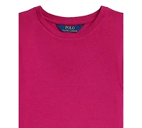 Polo Ralph Lauren Girls 7-16 Long Sleeves Ruffled Ribbed Dress
