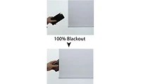 Shadisfy Roller Window Blinds & Shades, Cordless Roller Blinds for Windows, 100% Blackout Window Blinds for Home, 34" W X 64" H, Linen