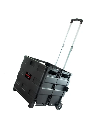 Elama Home Heavy Duty Carry All Easy Folding Cart with Lid