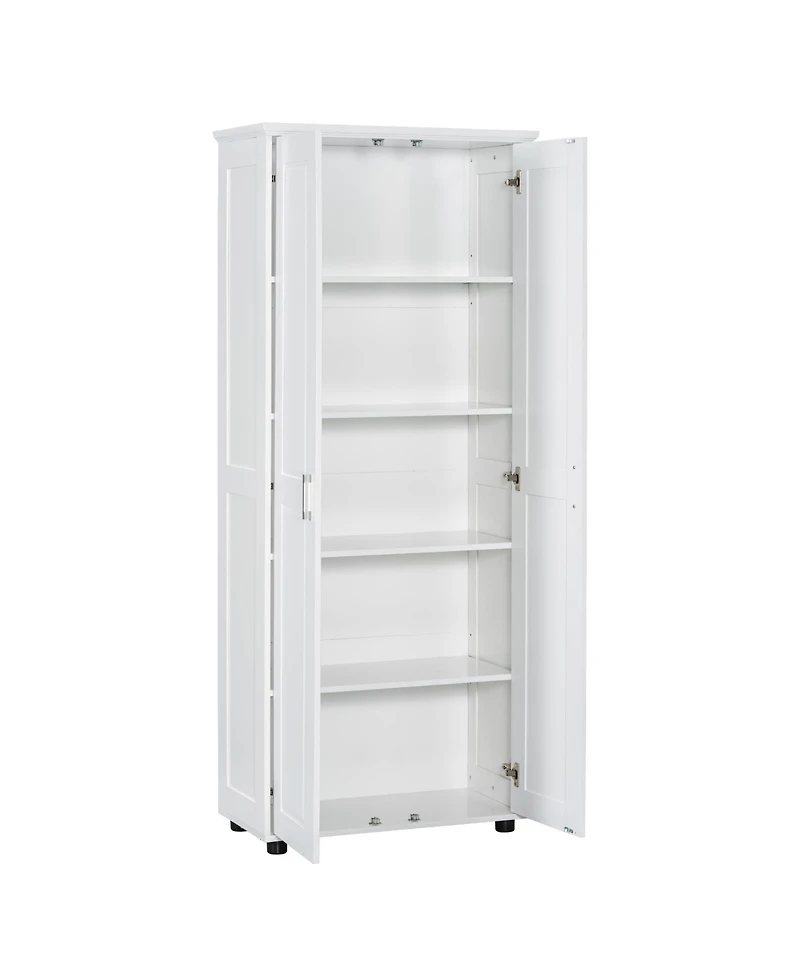 Casainc Storage Cabinet with Two Doors for Bathroom, Office, Adjustable Shelf, Mdf Board