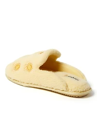 Dearfoams Women's Christmas Tree Teddy Scuff Slipper