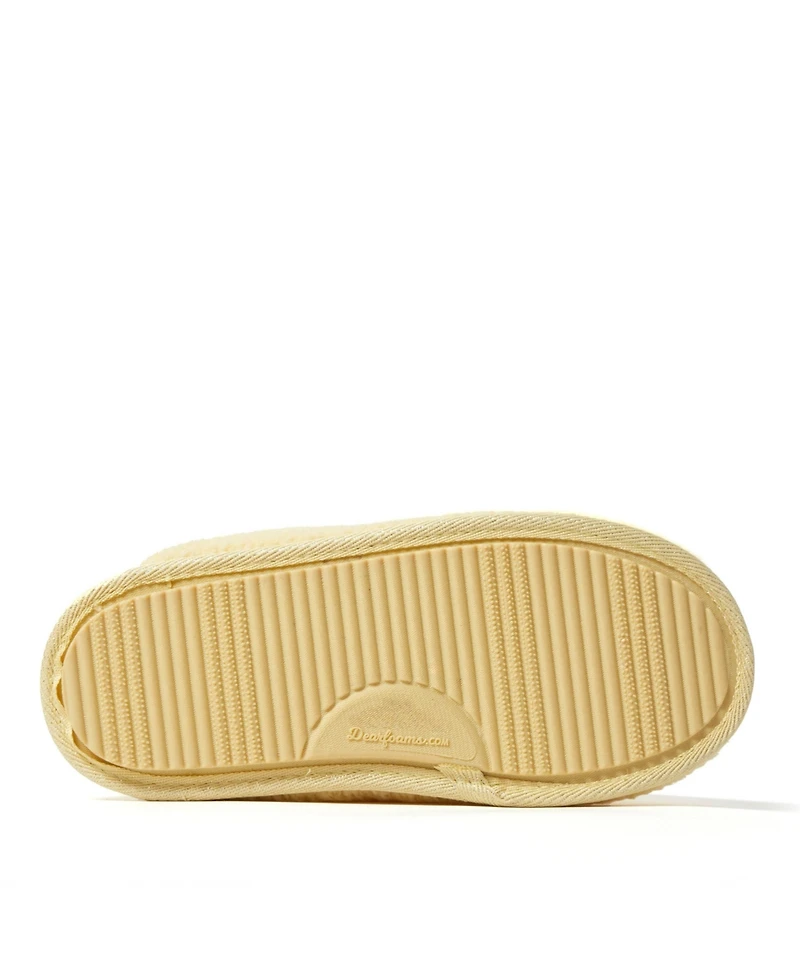 Dearfoams Women's Christmas Tree Teddy Scuff Slipper