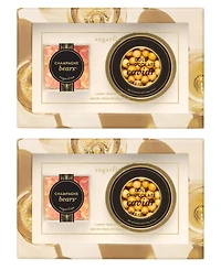 Sugarfina Holiday Champagne and Caviar Bento Box Duo, 2 Piece