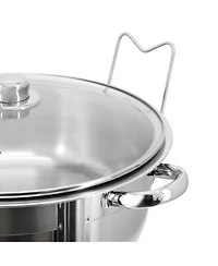 MegaChef 7.9 Quart Round Stainless Steel Professional Chafing Dish/Food Warmer/Buffet Server Serving Trays