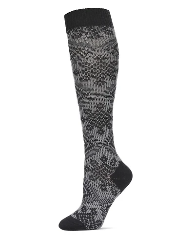 MeMoi Women's Diamondsign Southwest Inspired Knee High Sock