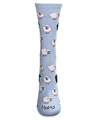 MeMoi Women's Bah Bah Crew Socks