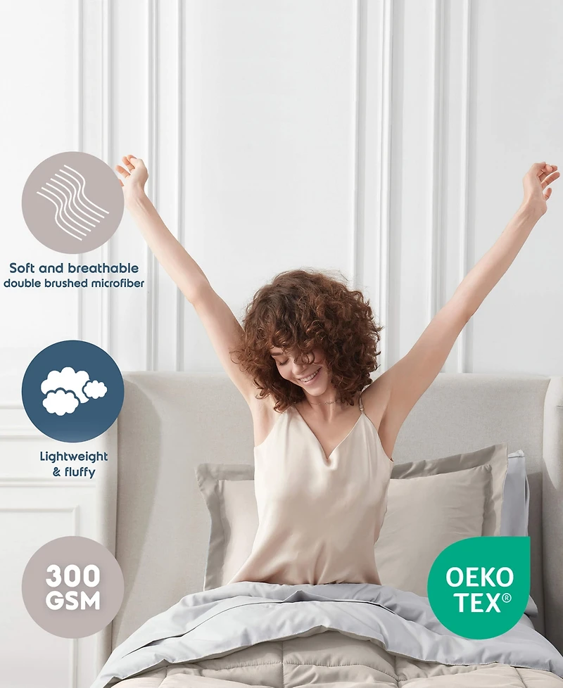 Nestl Luxury Soft Reversible 5-Pc. Comforter Set