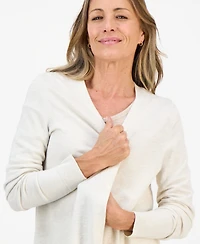 Style & Co Petite Open-Front Cardigan, Macy's Exclusive