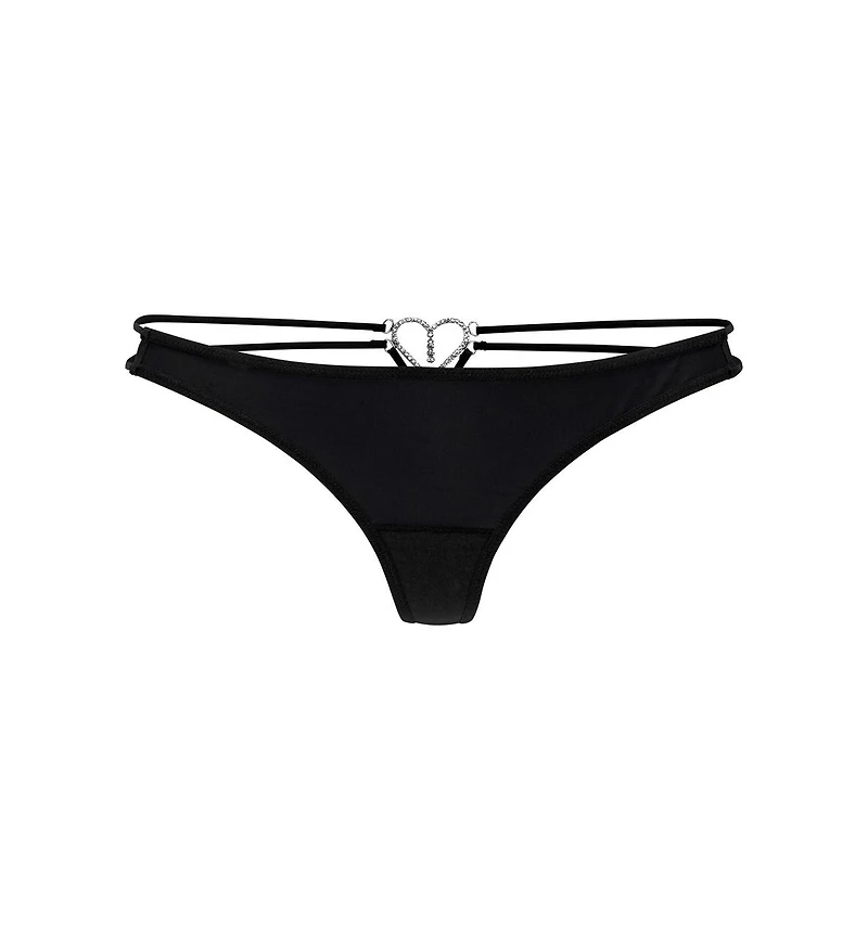 Lascana Women's Strappy Heart Thong
