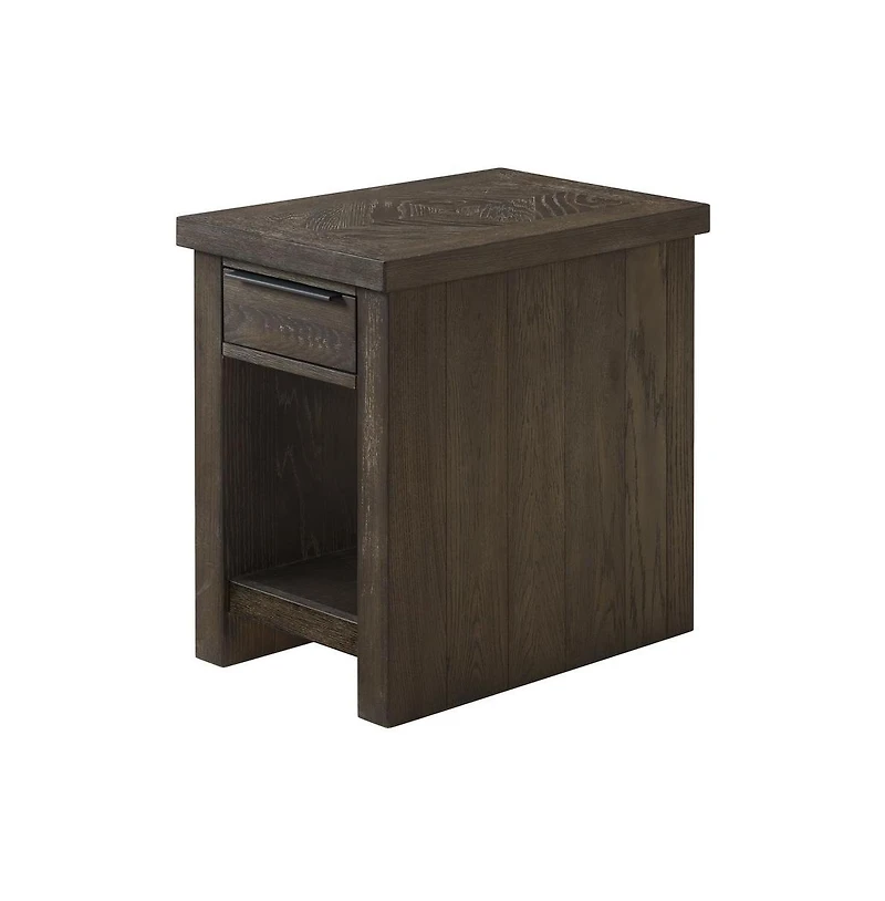 Intercon 16 x 24 Chairside Table in Reclaimed Chevron