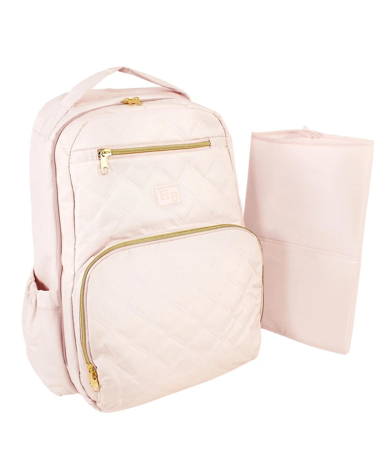 Hudson Baby Girls Premium Diaper Bag Backpack and Changing Pad
