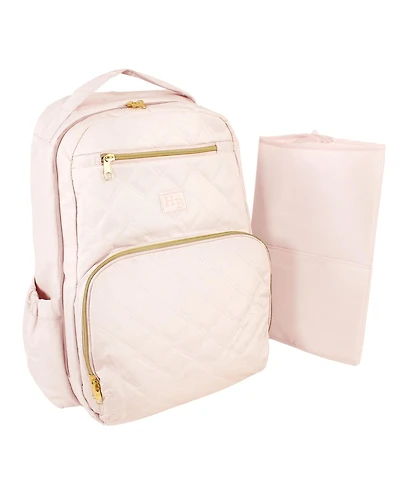 Hudson Baby Girls Premium Diaper Bag Backpack and Changing Pad