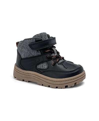 Carter's 4-12 Ilker Hook and Loop Closure Lace-Up Boots