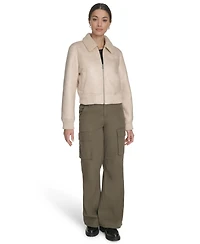 Levi's Women's Regular Faux Shearling Western Bomber Jacket