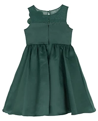 Rare Editions Girls 2T-6X 3D Flower Applique Dress