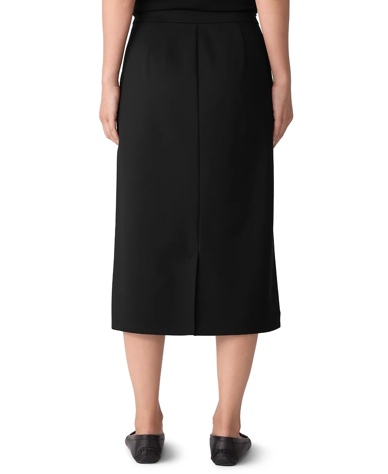 Eileen Fisher Women's Pocket Detail Calf-Length Skirt