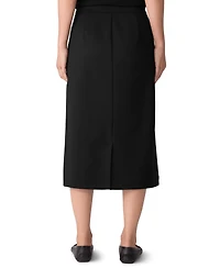 Eileen Fisher Women's Pocket Detail Calf-Length Skirt