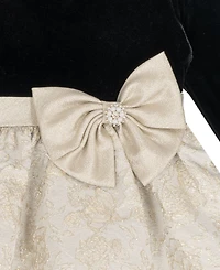 Rare Editions Girls 2T-6X Skirt Dress with Bag Set