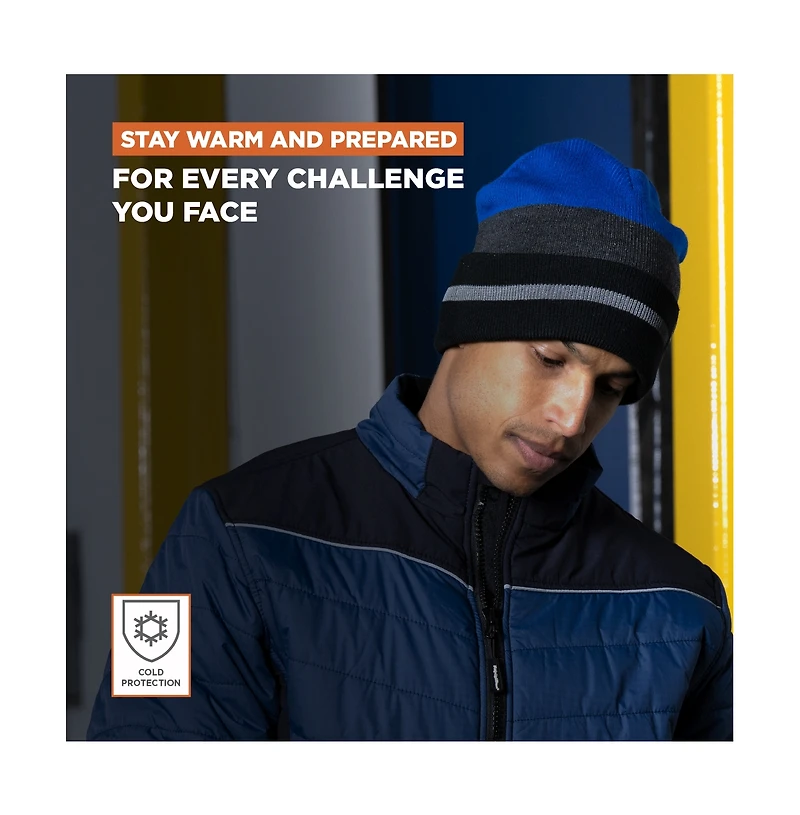 RefrigiWear Men's ChillBreaker Cap - Insulated Headwear for Extreme Cold Protection