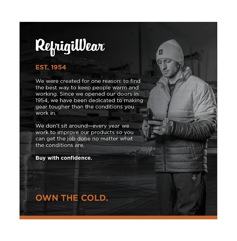 RefrigiWear Men's Watch Cap - Knit Cold Weather Beanie