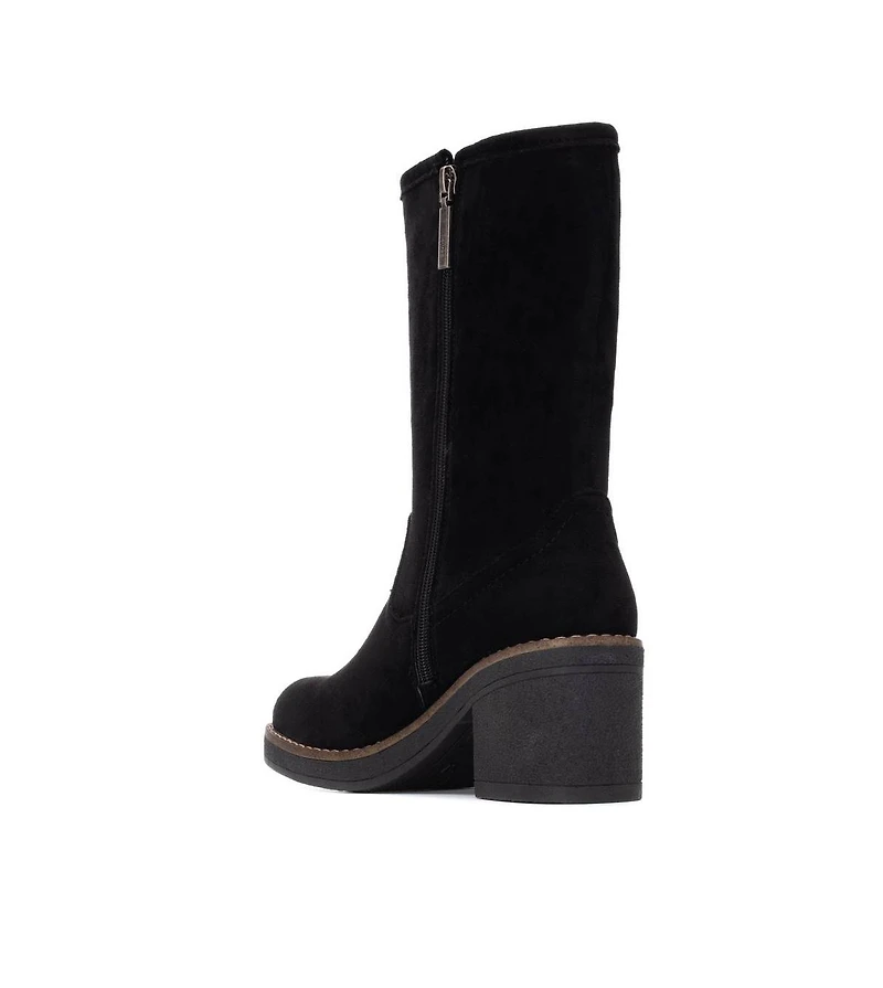 Xti Women's Suede Heeled Booties Refresh Collection By