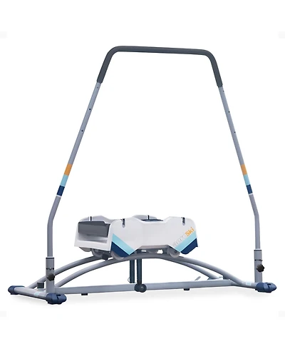 Aeroski 2.0 Ski Fitness Workout Machine with Recoil Spring Resistance, Gray