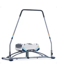 Aeroski 2.0 Ski Fitness Workout Machine with Recoil Spring Resistance, Gray