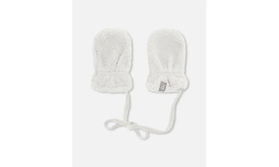 Deux par Deux Baby Unisex Infant Sherpa Mittens - Baby